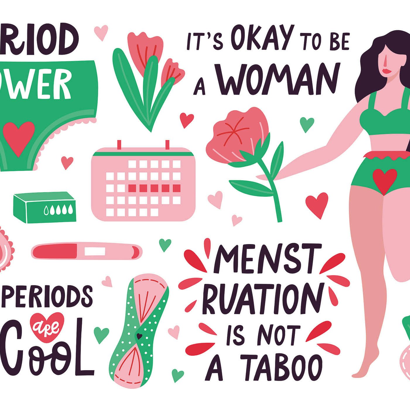 spørgsmål om menstruation
