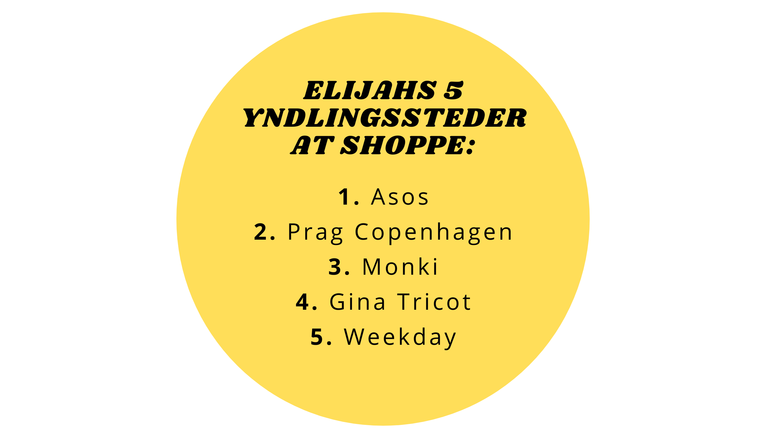 Elijah Kashmir Alis yndlingssteder at shoppe