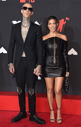 Kourtney Kardashian og Travis til VMA 2021