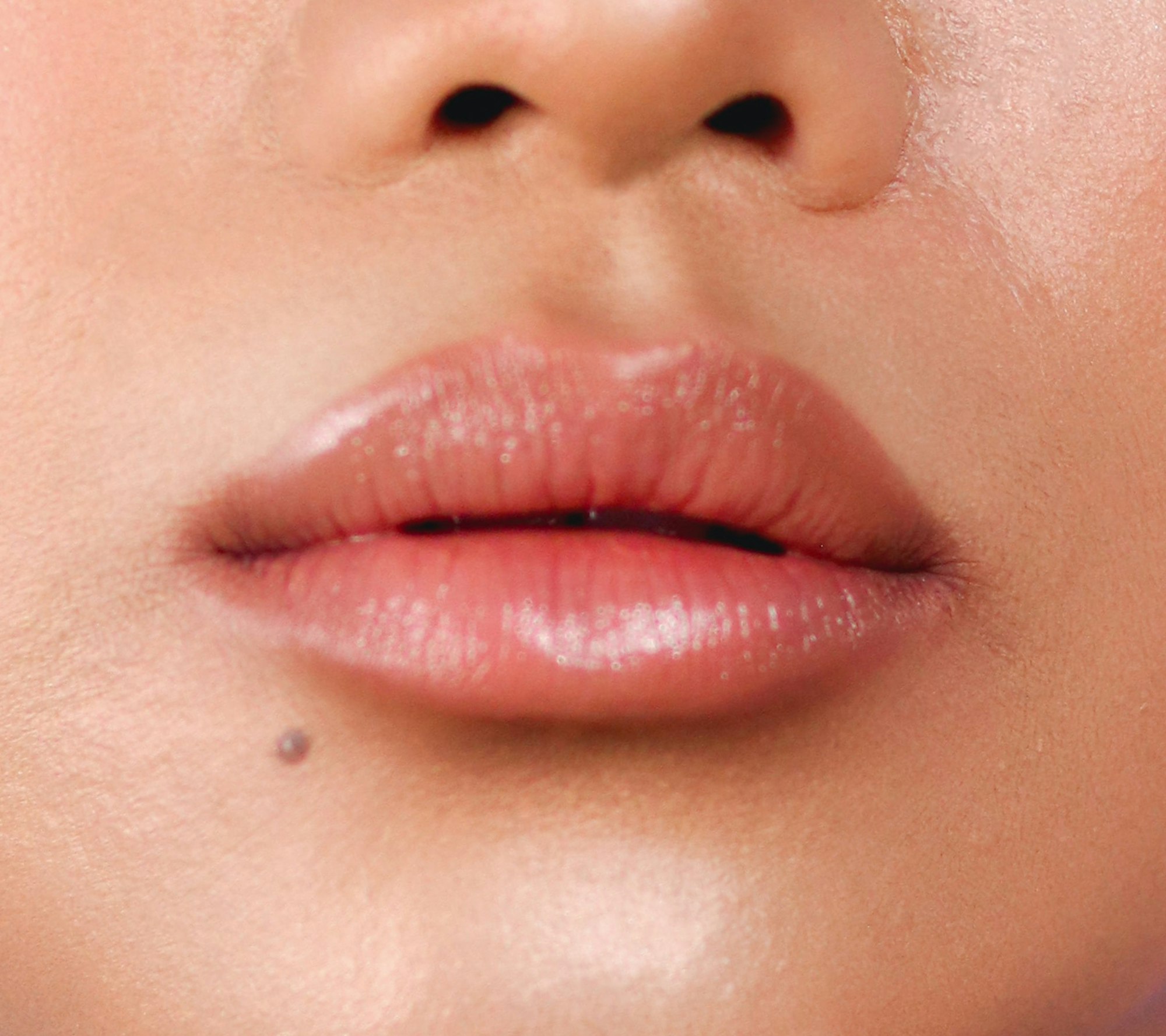 Glossy lips