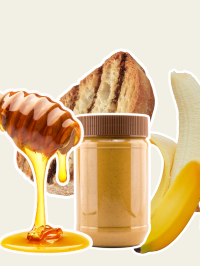 Opskrift: 'Grilled sandwich' med banan og peanutbutter