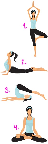 Sund, træning, yoga, motion