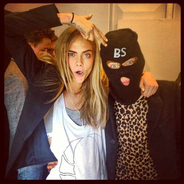 Harry Styles, Cara Delevingne, modeshow