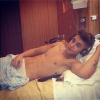 justin bieber, hospital, kollapset, besvimet