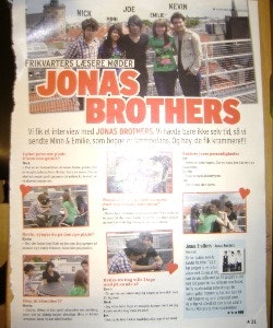 Læsernes blog, Jonas Brothers, fans, mød dit idol