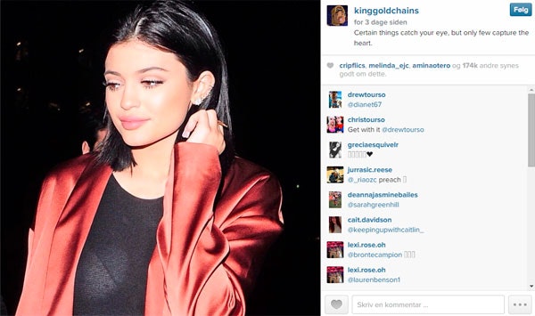 Tygas kærlighedserklæring til Kylie Jenner