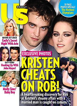 Kristen Stewart, Robert Pattinson, twilight, utro, utroskab, teen choice award, us weekly, gossip, stjerner, sladder, snowwhite and the huntsman