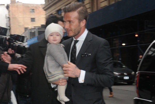 David Beckham, Brooklyn, Romeo, Cruz, Harper, børn, baby